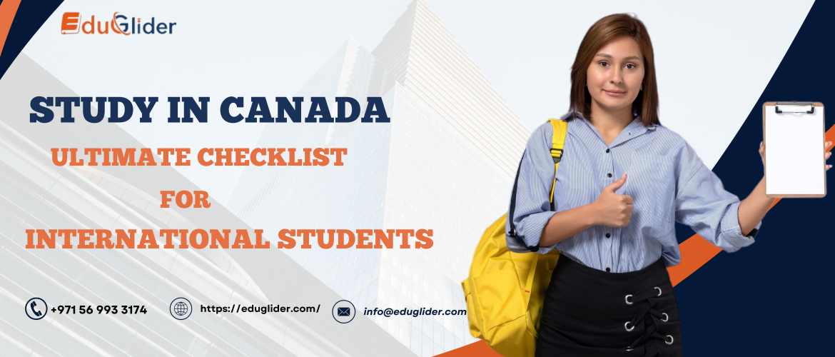 Checklist for studying in canada